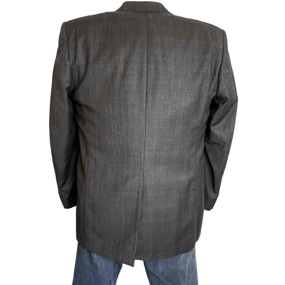Ralph Lauren Gray Size 41 Long Blazer Wool Cashmere Sport Coat Jacket Glen Check